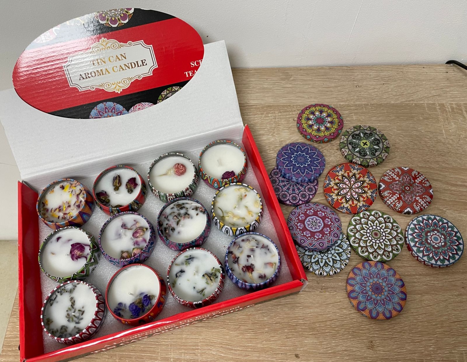 Miniatura 2 de Set De Regalo12 Velas De Soya Aromaticas